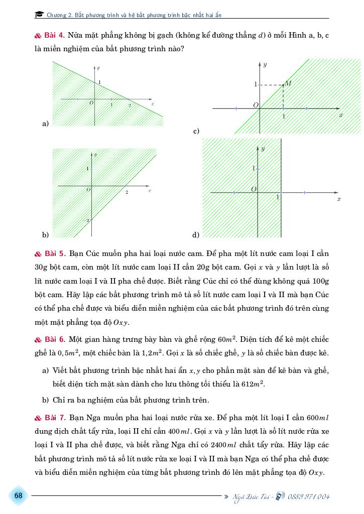 chuyên đề toán 10 chương bất phương trình và hệ bất phương trình bậc nhất hai ẩn 6