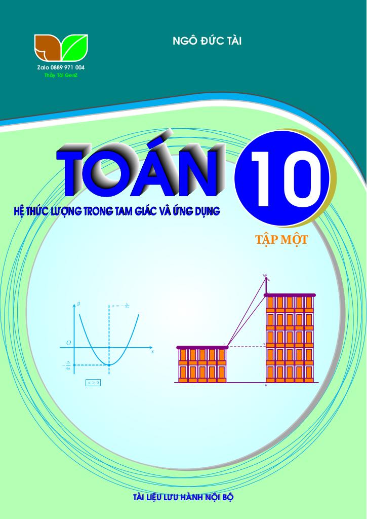 chuyên đề toán 10 chương hệ thức lượng trong tam giác và ứng dụng 0