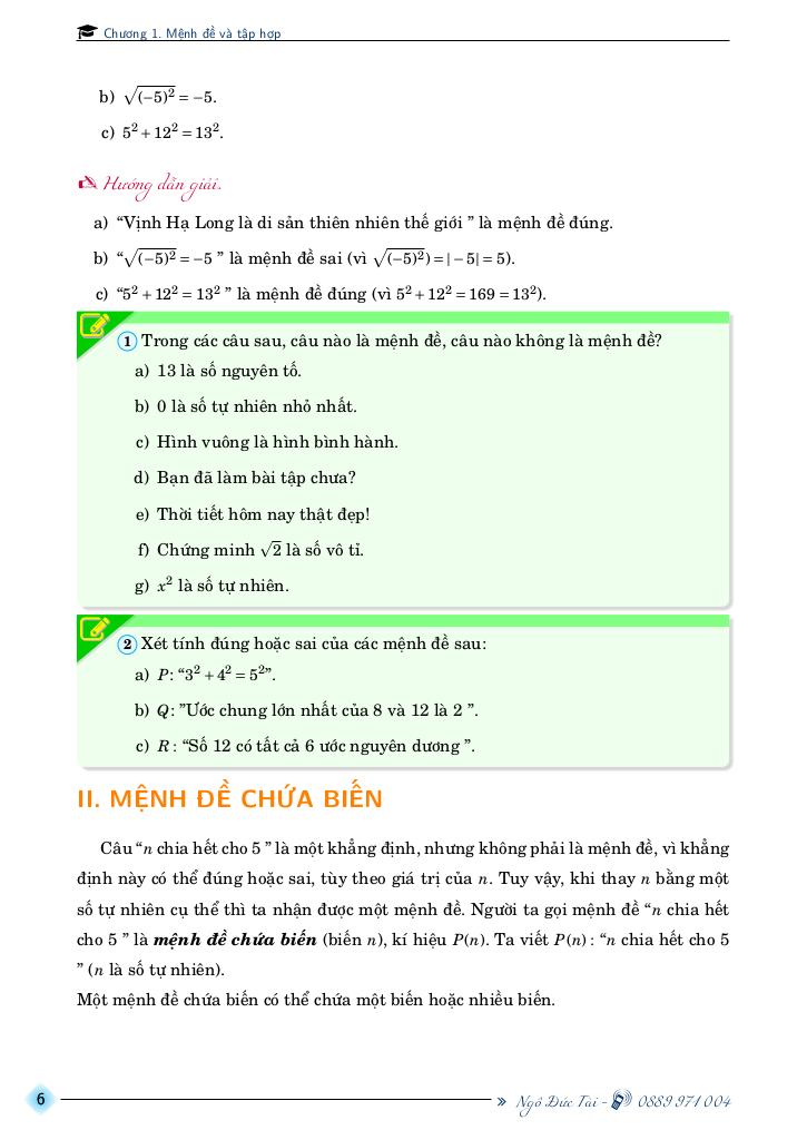 chuyên đề toán 10 chương mệnh đề và tập hợp 2