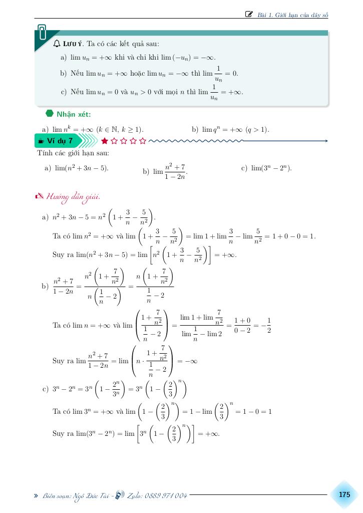 chuyên đề toán 11 chương giới hạn, hàm số liên tục 6