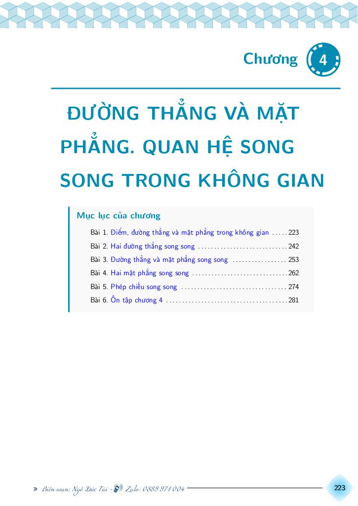 chuyên đề toán 11 chương quan hệ song song trong không gian 0