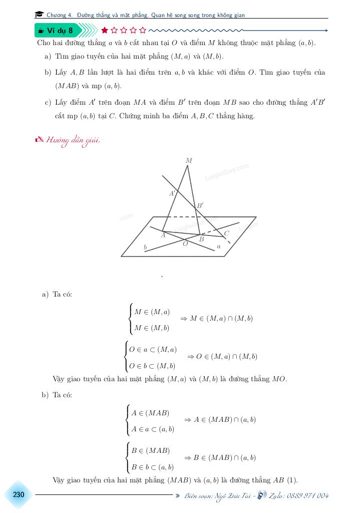 chuyên đề toán 11 chương quan hệ song song trong không gian 7