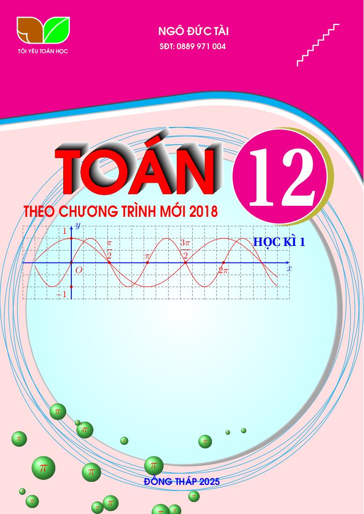 chuyên đề toán 12 học kì 1 theo chương trình mới – ngô đức tài 0