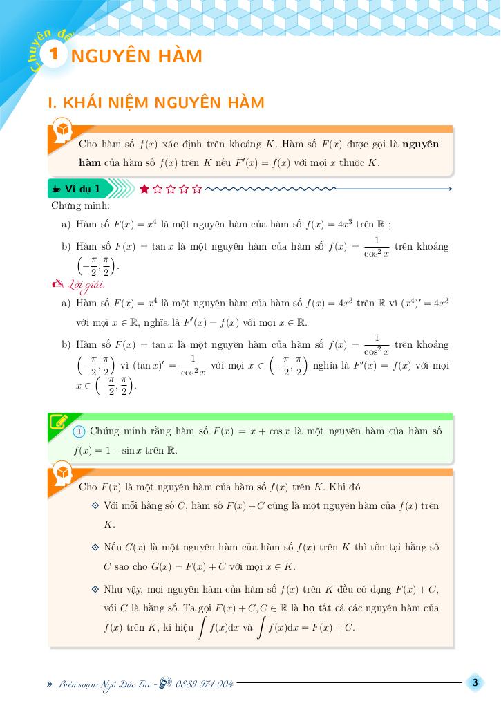 chuyên đề toán 12 học kì 2 theo chương trình mới – ngô đức tài 3