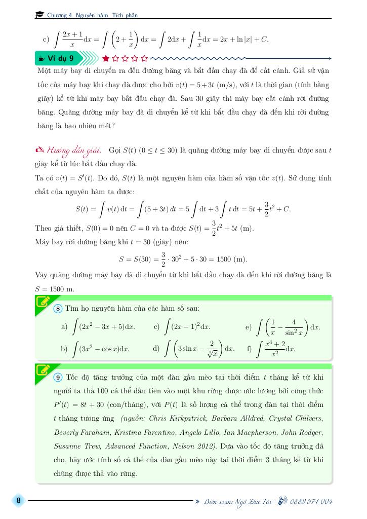 chuyên đề toán 12 học kì 2 theo chương trình mới – ngô đức tài 8