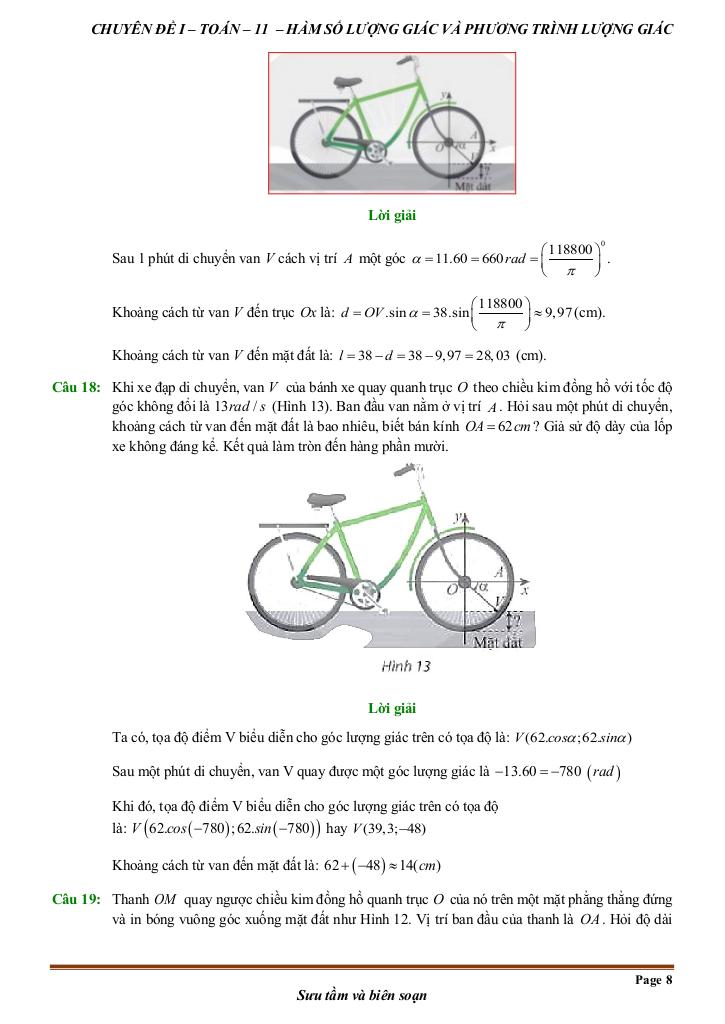 chuyên đề toán thực tế môn toán 11 – huỳnh văn ánh 7