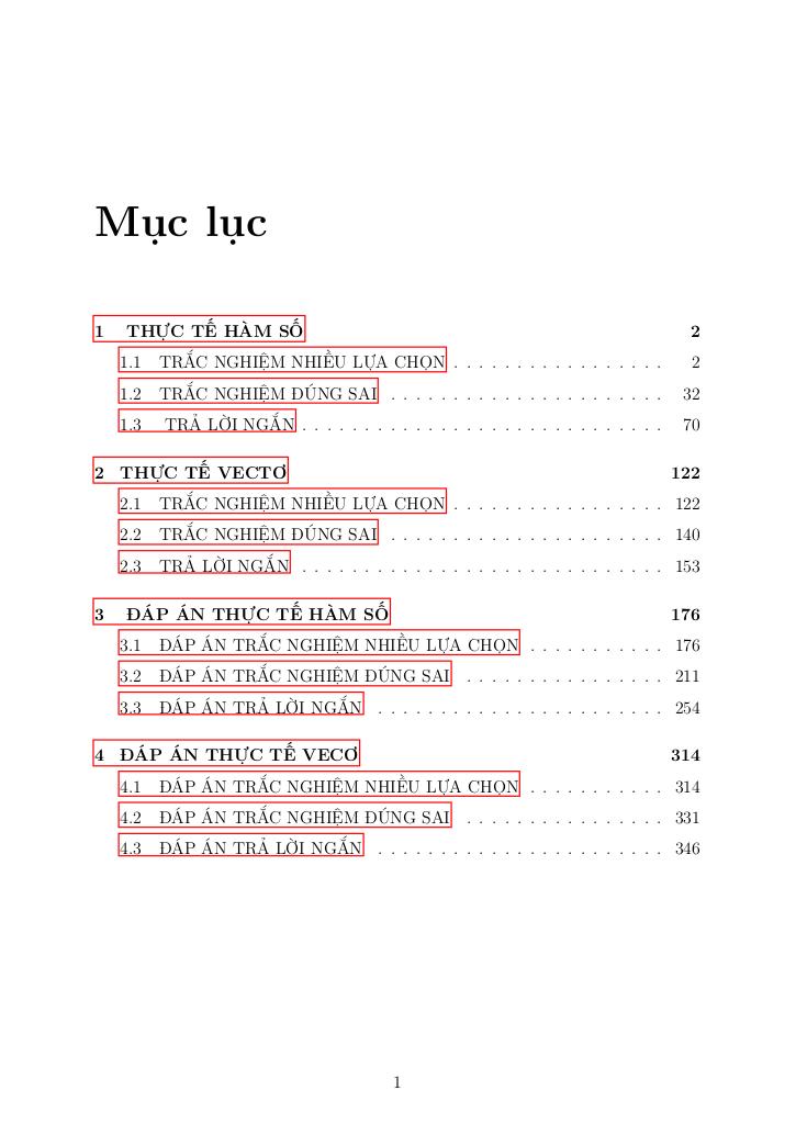 chuyên đề toán thực tế ôn tập học kì 1 toán 12 – lê minh kha 1