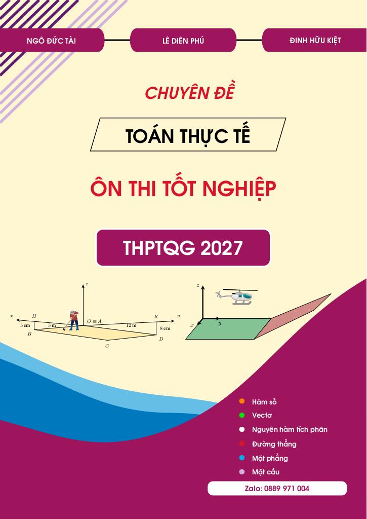 chuyên đề toán thực tế ôn thi tốt nghiệp thpt qg môn toán - hình 1
