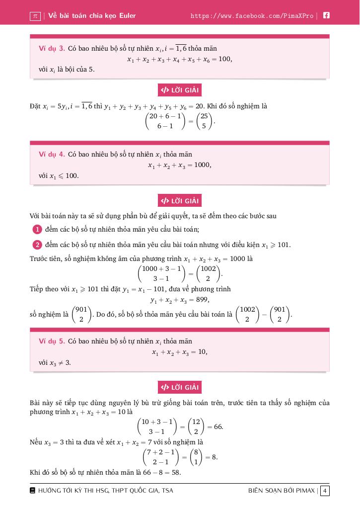 chuyên đề về bài toán chia kẹo euler 3