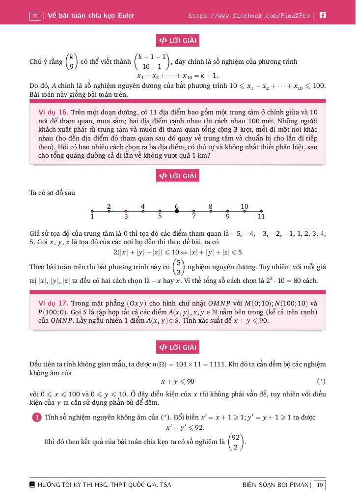 chuyên đề về bài toán chia kẹo euler 9