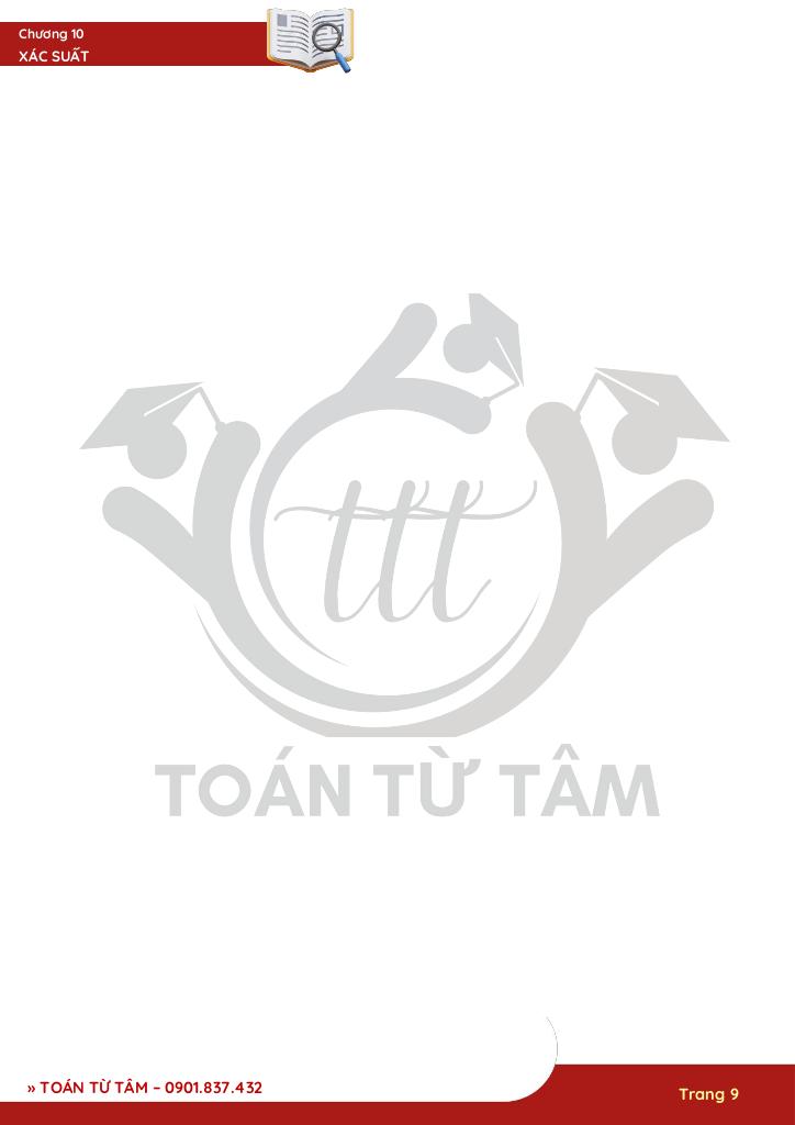 chuyên đề xác suất toán 10 9