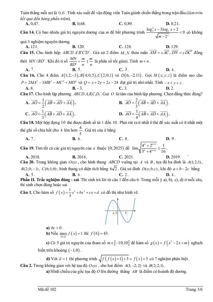 đề chọn đội tuyển hsg toán vòng 1 năm 2025 – 2026 trường thpt bỉm sơn – thanh hóa 8