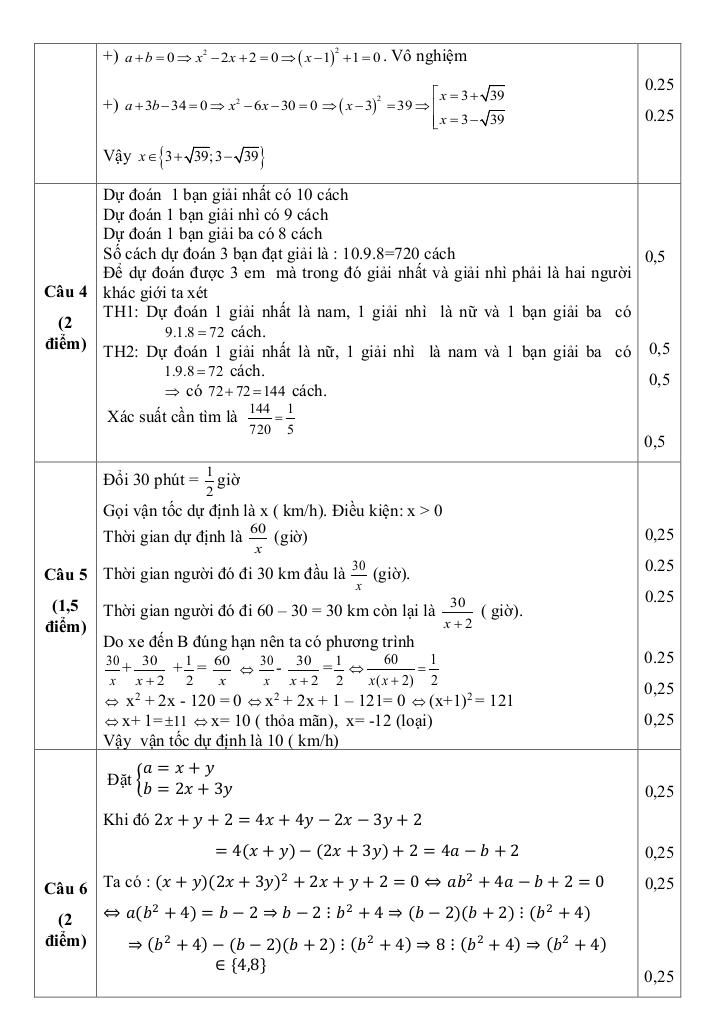 đề chọn đội tuyển thi hsg tỉnh toán 9 năm 2025 – 2026 xã quảng bình – thanh hóa 2