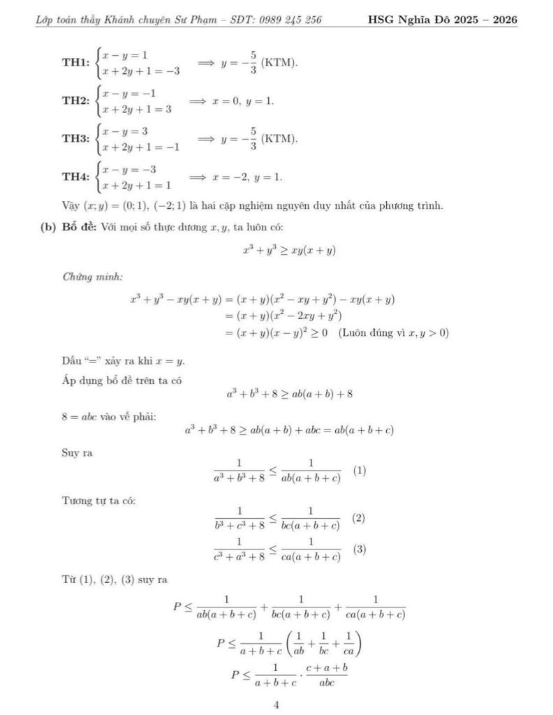 đề chọn học sinh giỏi toán 9 năm 2025 – 2026 phường nghĩa đô – hà nội 3