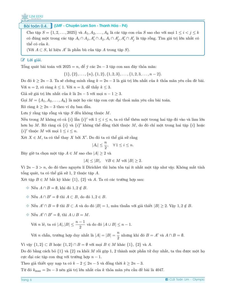 đề chọn học sinh giỏi toán năm 2025 – 2026 trường thpt chuyên lam sơn – thanh hóa 5