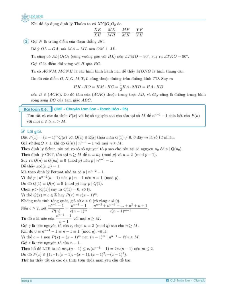 đề chọn học sinh giỏi toán năm 2025 – 2026 trường thpt chuyên lam sơn – thanh hóa 7