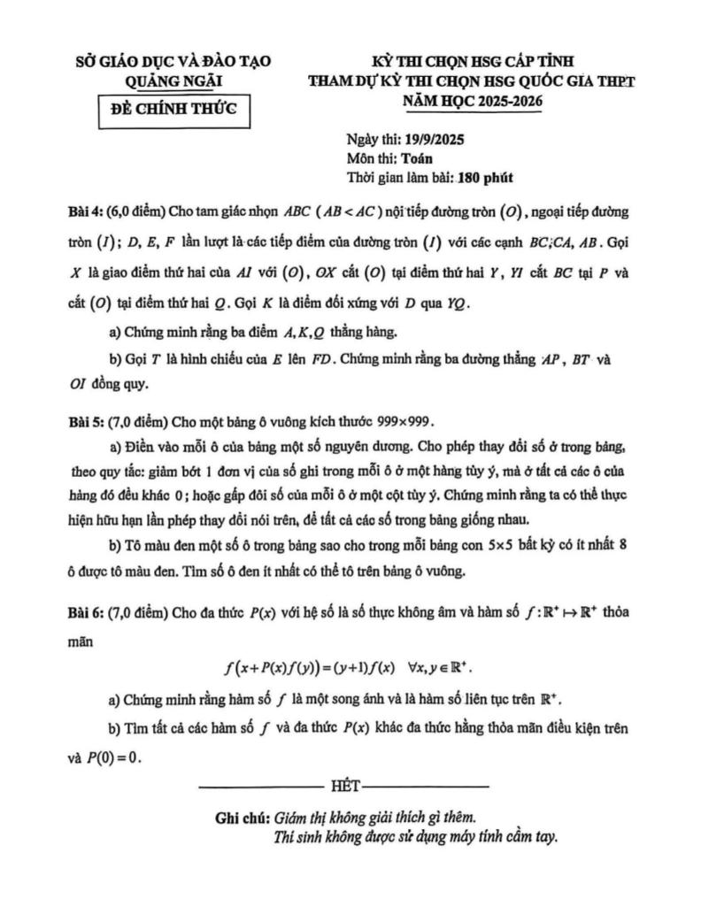 đề chọn hsg tỉnh dự thi qg môn toán thpt năm 2025 – 2026 sở gd&đt quảng ngãi 1