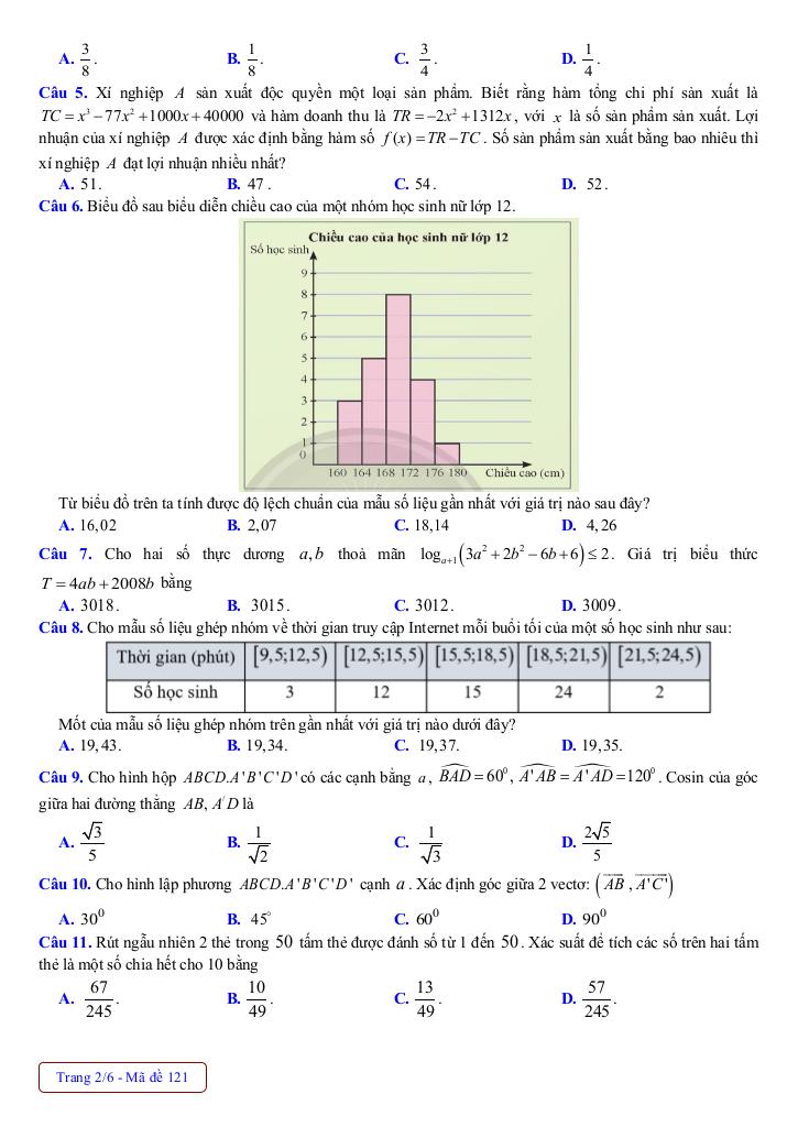 đề chọn hsg toán 12 lần 1 năm 2025 – 2026 khối thpt triệu sơn & lê lợi – thanh hóa 1