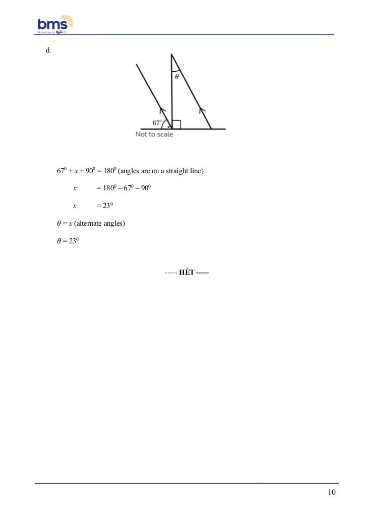 đề cuối học kì 1 toán 7 năm 2024 – 2025 trường ban mai school – hà nội 9