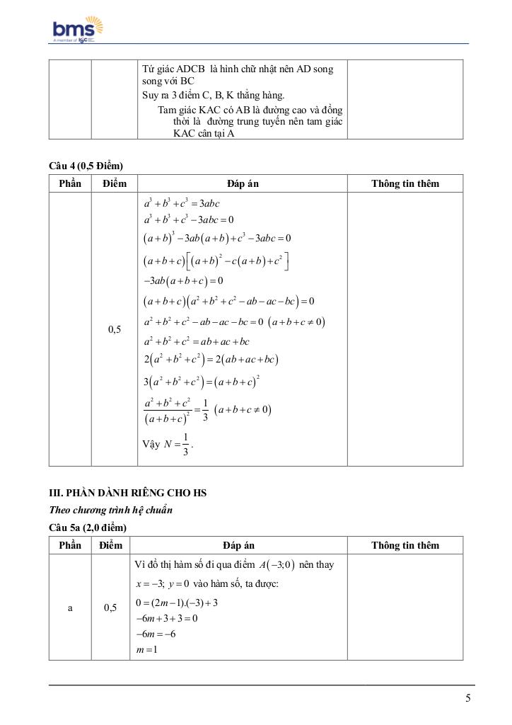 đề cuối học kì 1 toán 8 năm 2024 – 2025 trường ban mai school – hà nội 4