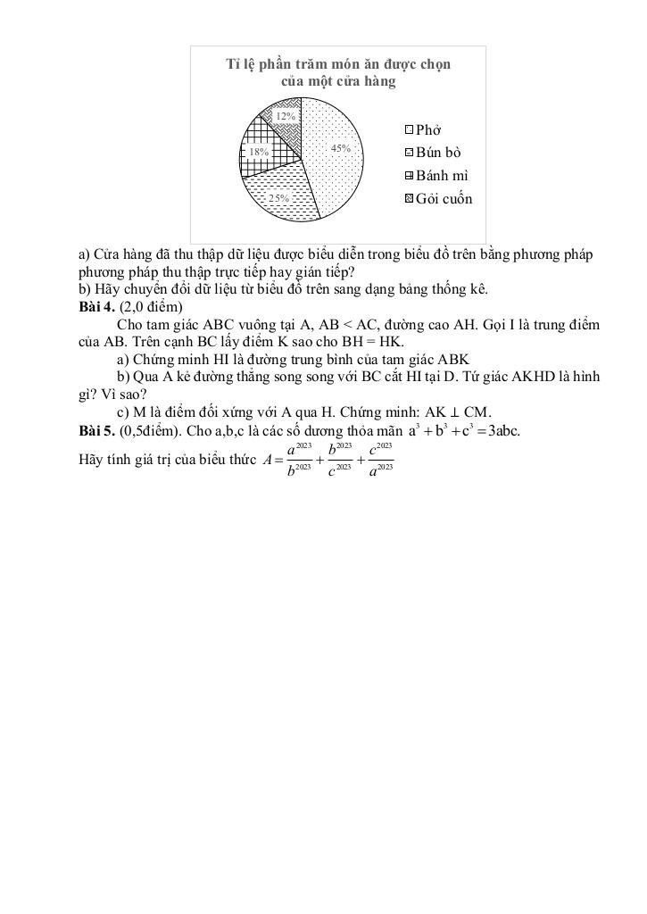 đề cuối học kỳ 1 toán 8 năm 2024 – 2025 trường thcs liên khê – hải phòng 6