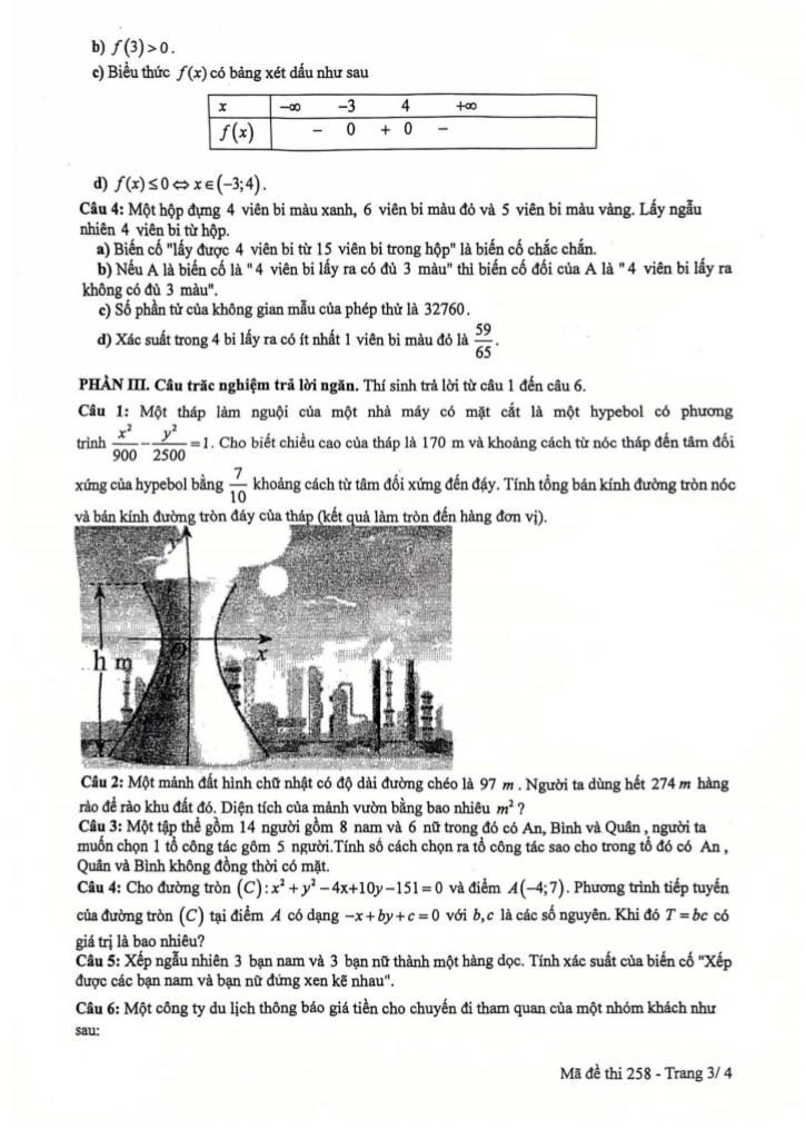 đề cuối học kỳ 2 toán 10 năm 2024 – 2025 trường thpt nguyễn an ninh – tp hcm 2