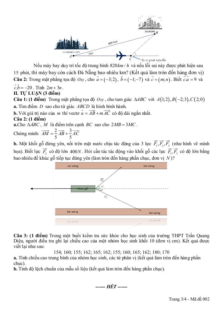 đề cuối kì 1 toán 10 năm 2024 – 2025 trường thpt trần quang diệu – quảng ngãi 6