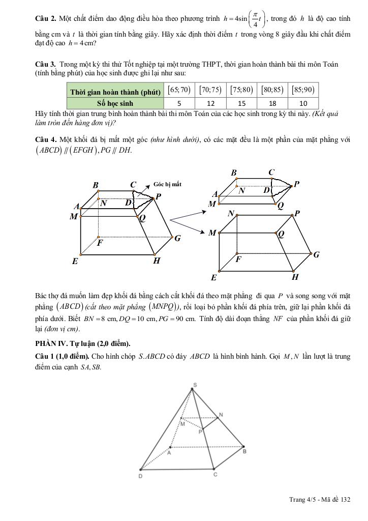 đề cuối kì 1 toán 11 năm 2024 – 2025 trường thpt gia hội – tt huế 3