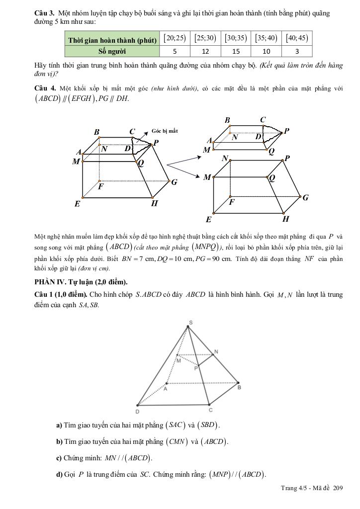 đề cuối kì 1 toán 11 năm 2024 – 2025 trường thpt gia hội – tt huế 8