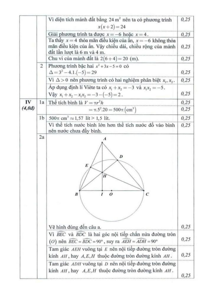 đề cuối kỳ 2 toán 9 năm 2024 – 2025 phòng gd&đt gia lâm – hà nội 3