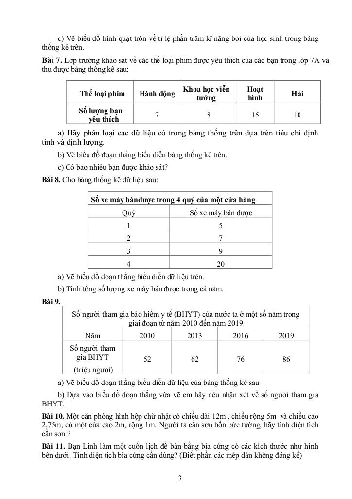 đề cương cuối học kì 1 toán 7 năm 2025 – 2026 trường thcs long toàn – tp hcm 2
