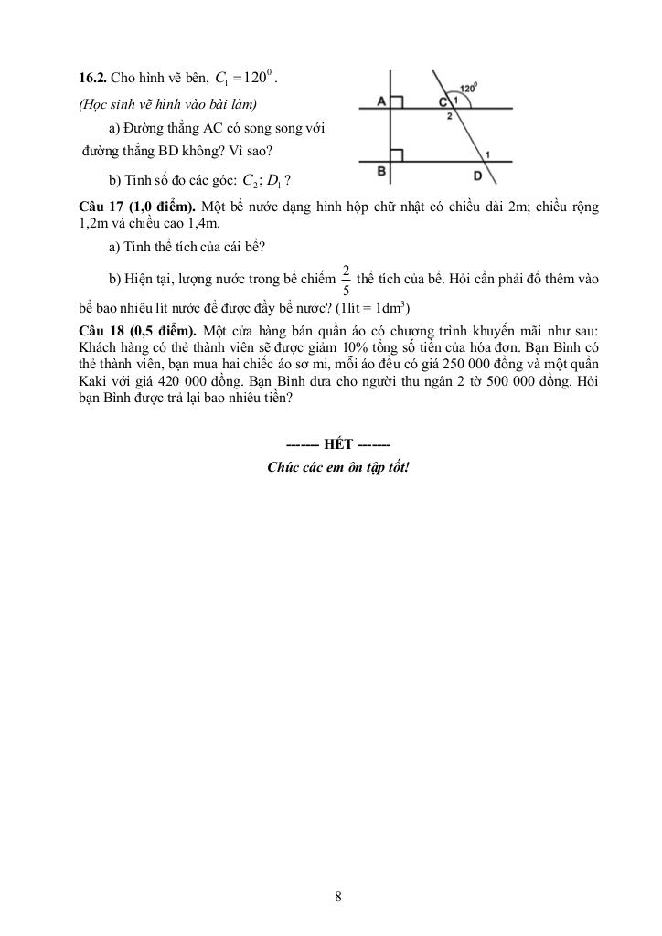 đề cương cuối học kì 1 toán 7 năm 2025 – 2026 trường thcs long toàn – tp hcm 7