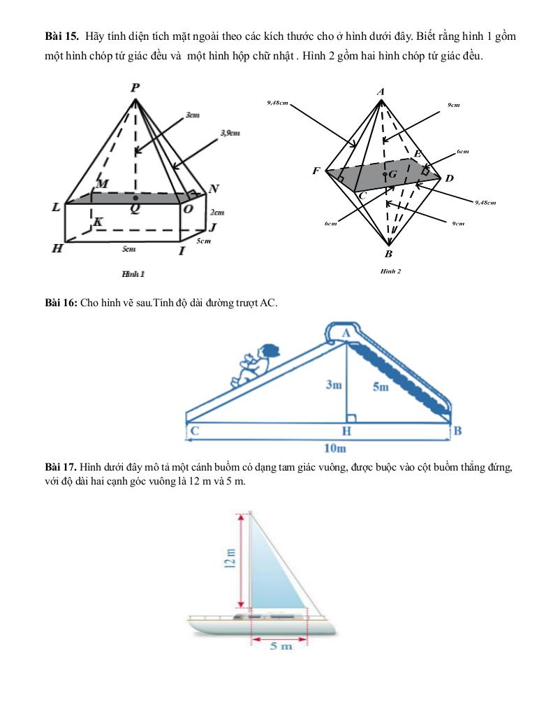 đề cương cuối học kì 1 toán 8 năm 2025 – 2026 trường thcs thanh am – hà nội 2