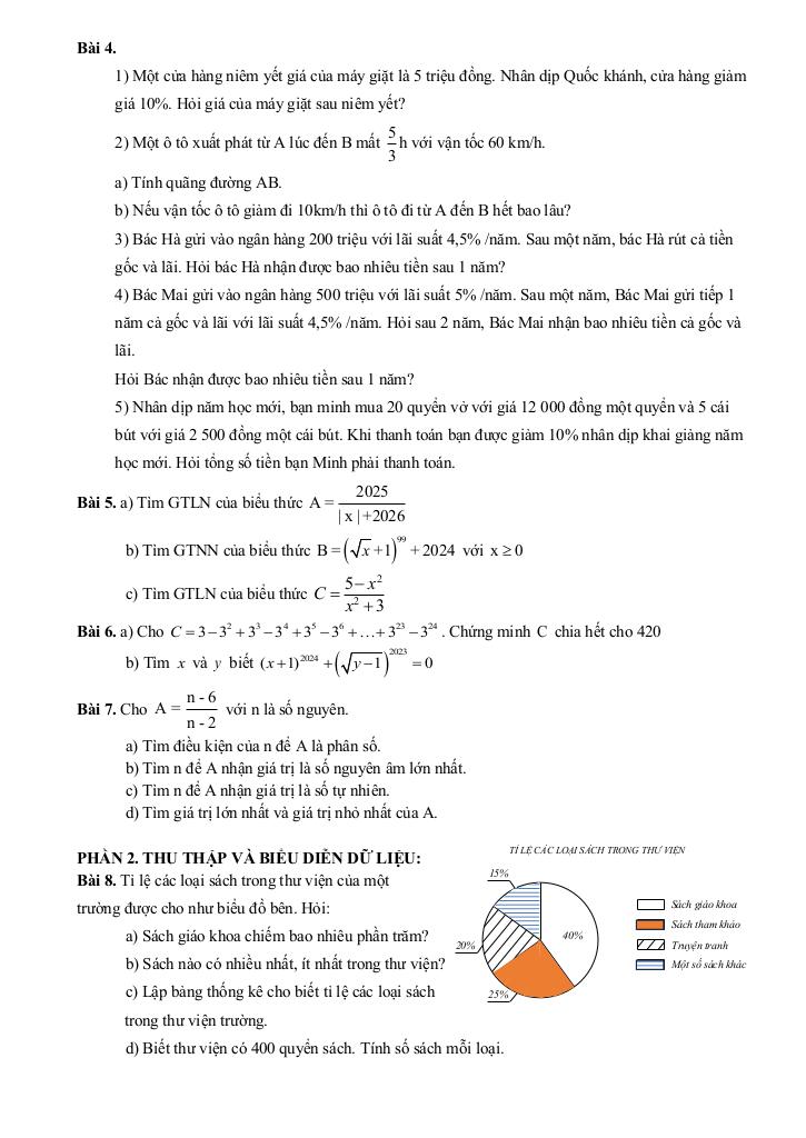 đề cương cuối kỳ 1 toán 7 năm 2025 – 2026 trường thcs thành công – hà nội 1