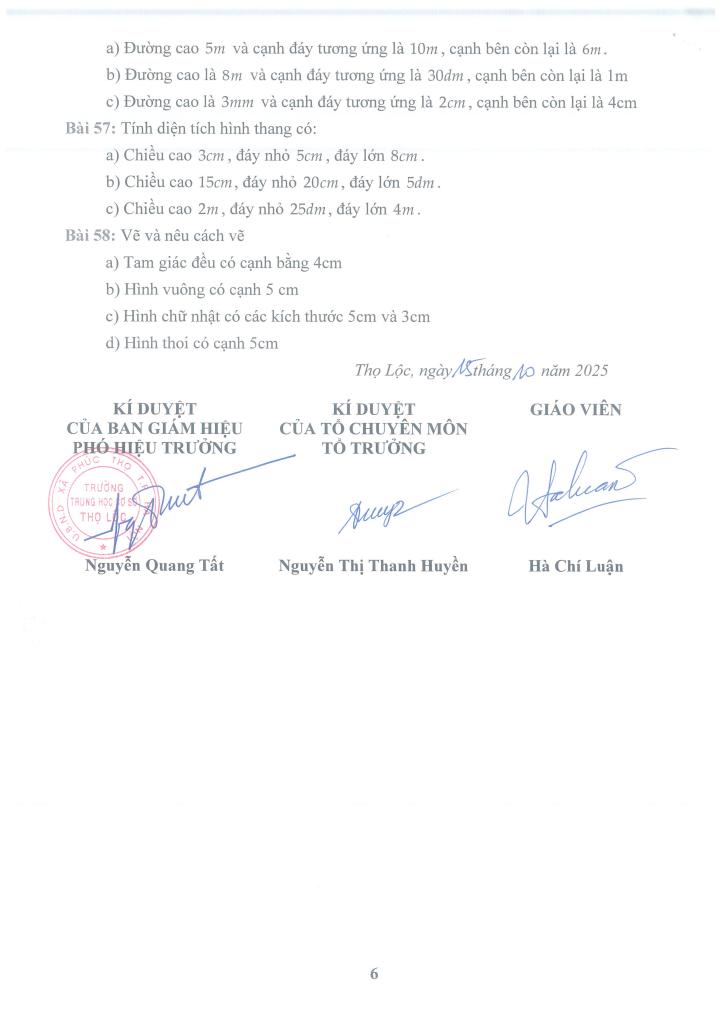 đề cương giữa học kì 1 toán 6 năm 2025 – 2026 trường thcs thọ lộc – hà nội 5