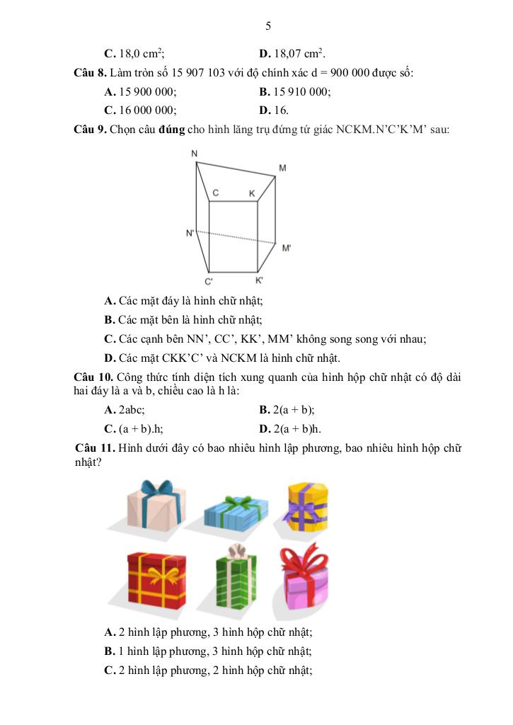 đề cương giữa học kì 1 toán 7 năm 2025 – 2026 trường thcs long toàn – tp hcm 4