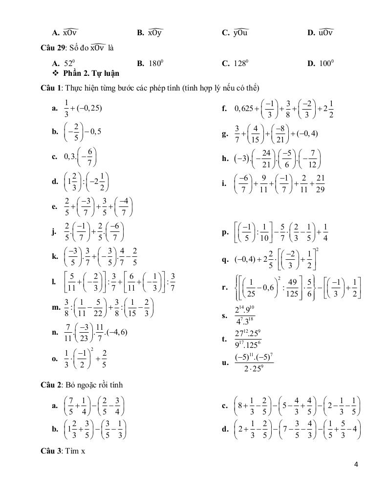 đề cương giữa học kì 1 toán 7 năm 2025 – 2026 trường thcs phước nguyên – tp hcm 3
