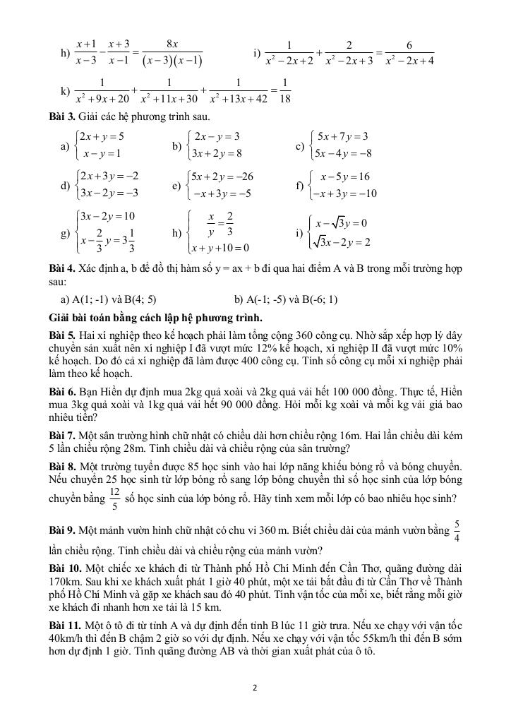 đề cương giữa học kì 1 toán 9 năm 2025 – 2026 trường thcs long toàn – tp hcm 1