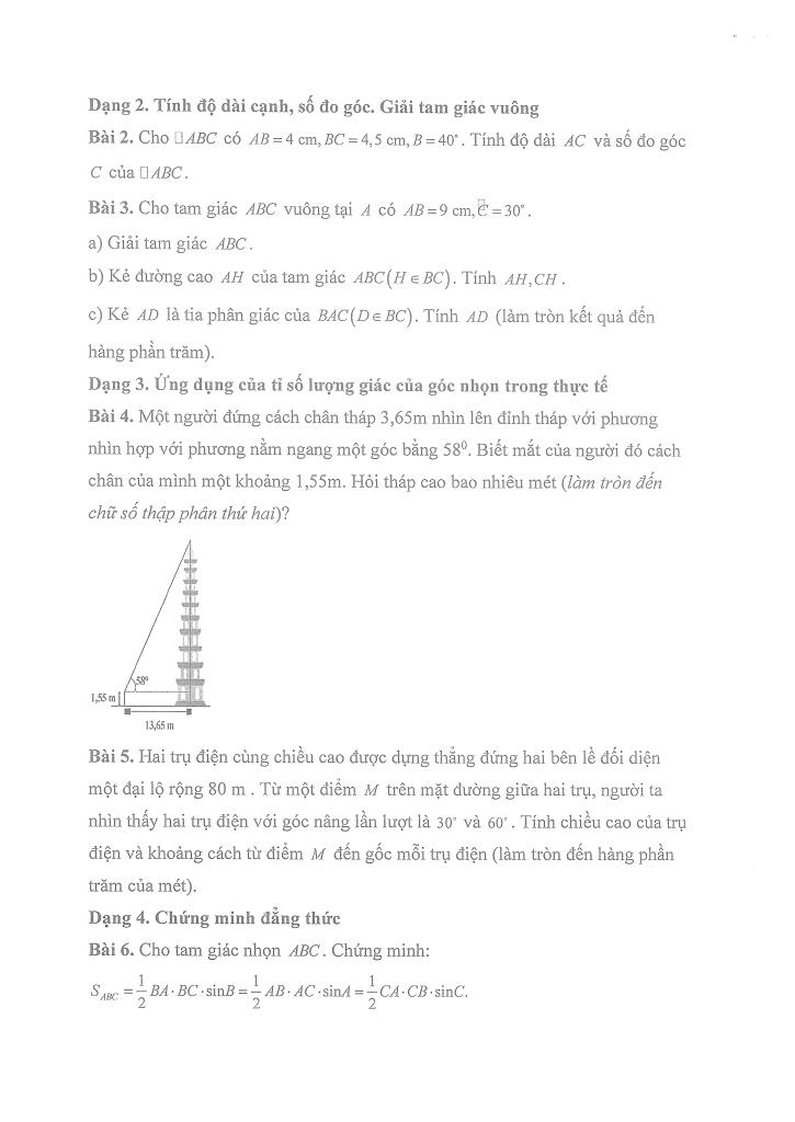 đề cương giữa học kì 1 toán 9 năm 2025 – 2026 trường thcs thọ lộc – hà nội 3