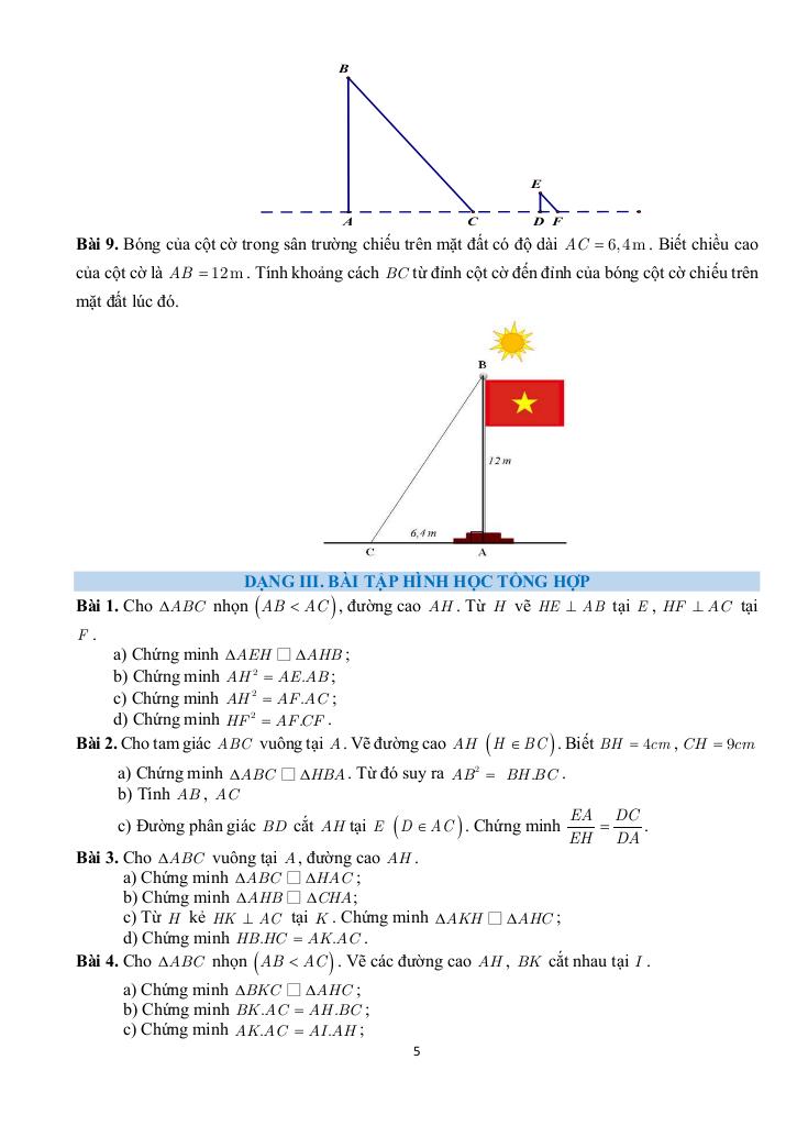 đề cương giữa học kì 2 toán 8 năm 2024 – 2025 trường thcs nghĩa tân – hà nội 4
