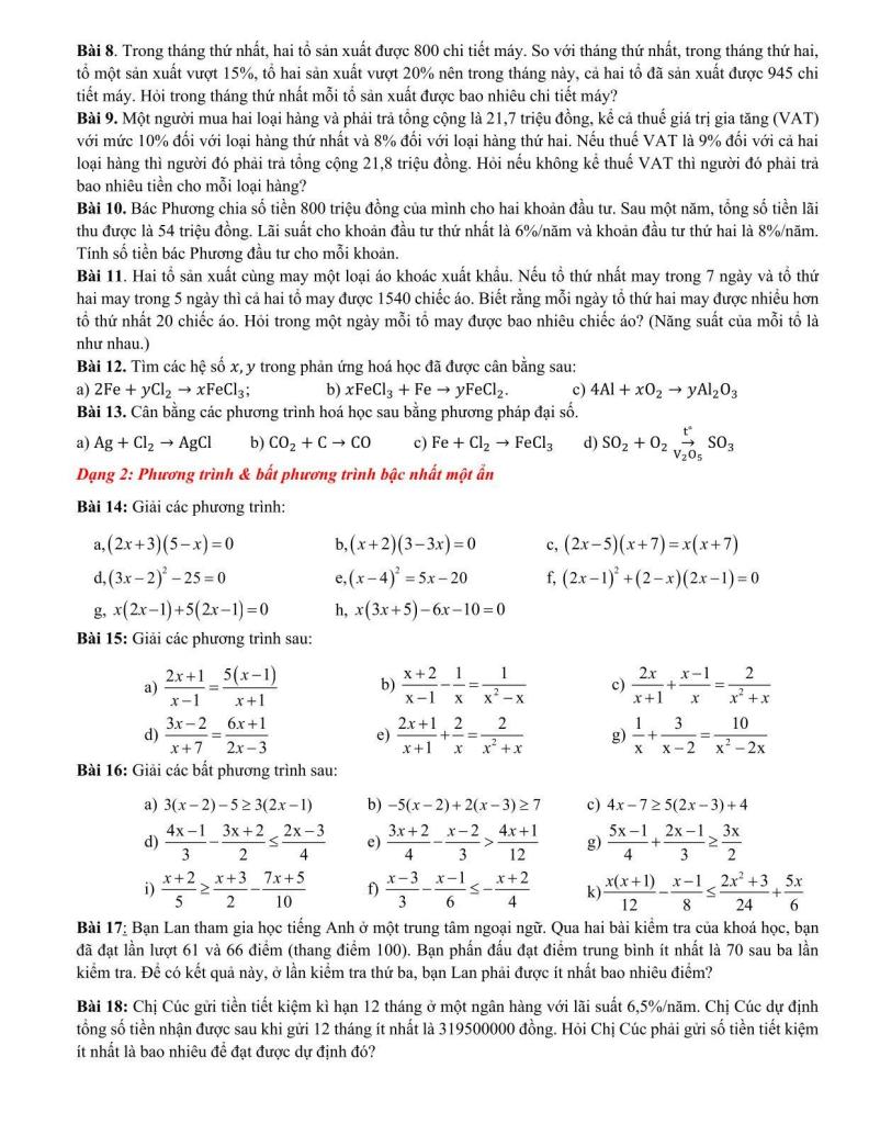 đề cương giữa học kỳ 1 toán 9 năm 2025 – 2026 trường thcs lê lợi – hà nội 1