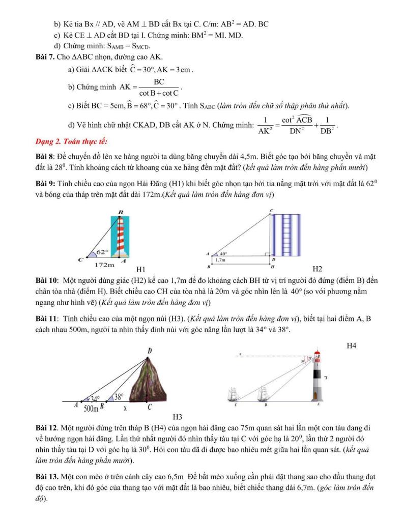 đề cương giữa học kỳ 1 toán 9 năm 2025 – 2026 trường thcs lê lợi – hà nội 3