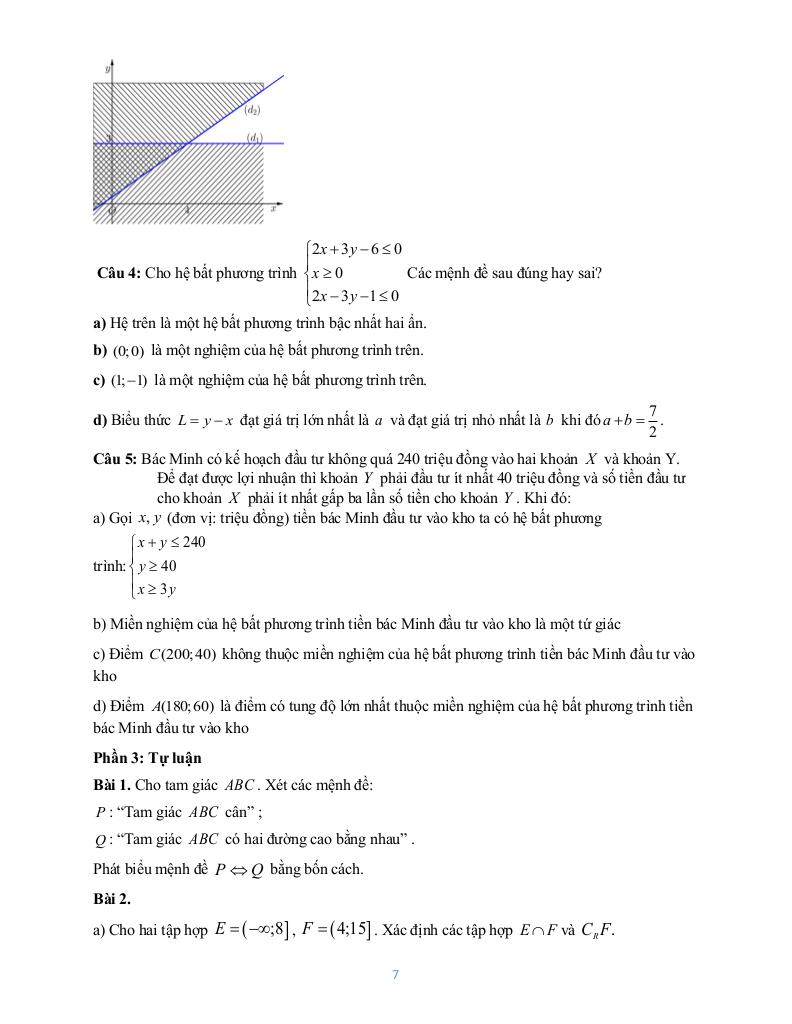 đề cương giữa kì 1 toán 10 năm 2025 – 2026 trường thpt bùi hữu nghĩa – cần thơ 6