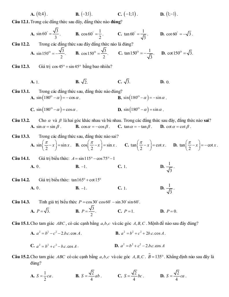 đề cương giữa kì 1 toán 10 năm 2025 – 2026 trường thpt đức trọng – lâm đồng 6