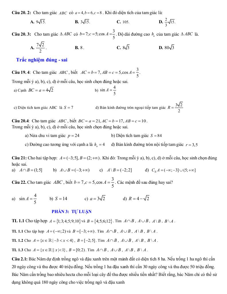 đề cương giữa kì 1 toán 10 năm 2025 – 2026 trường thpt đức trọng – lâm đồng 8