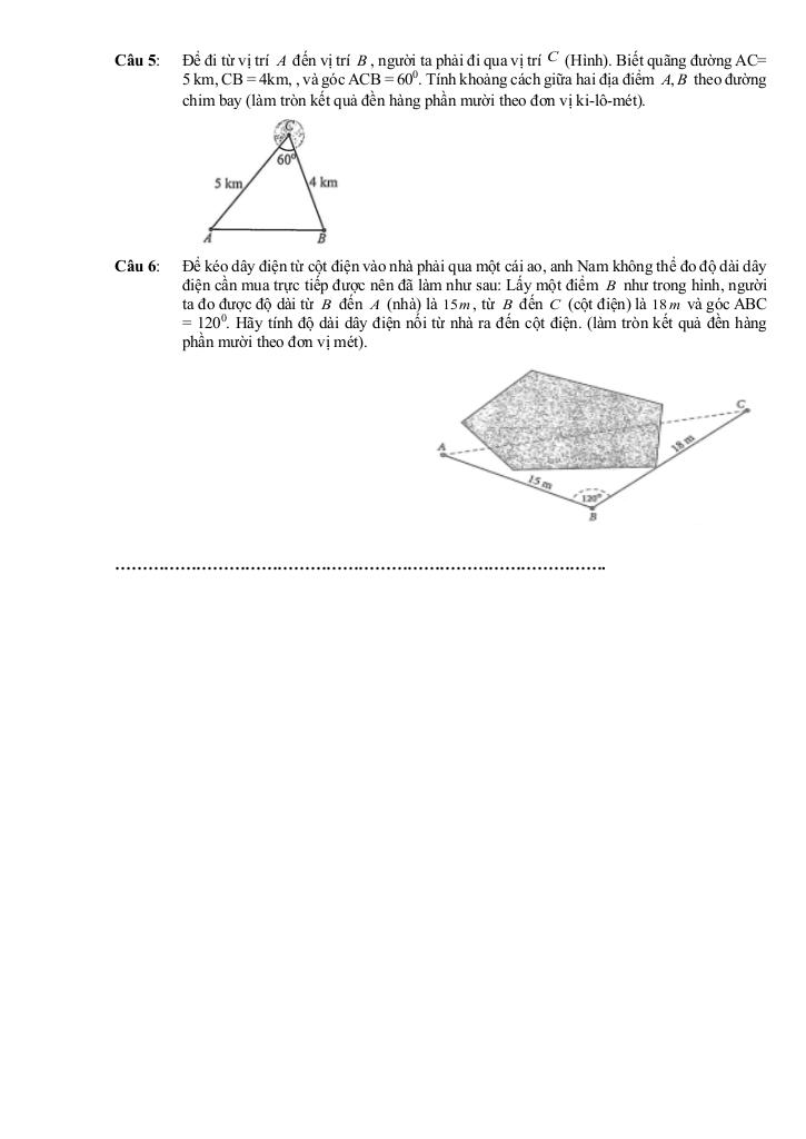 đề cương giữa kì 1 toán 10 năm 2025 – 2026 trường thpt quế sơn – đà nẵng 9