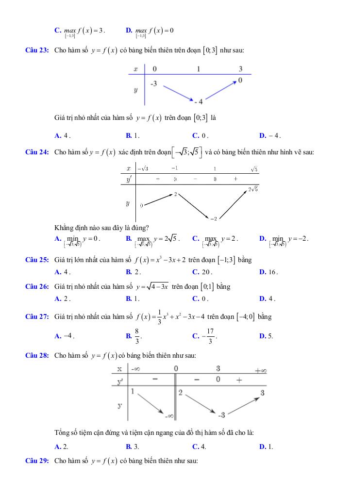 đề cương giữa kì 1 toán 12 năm 2025 – 2026 trường thpt đức trọng – lâm đồng 9
