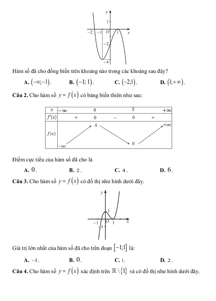 đề cương giữa kì 1 toán 12 năm 2025 – 2026 trường thpt quế sơn – đà nẵng 6
