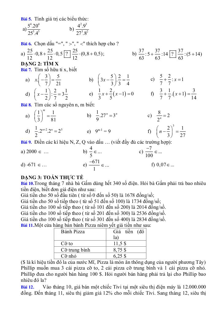 đề cương giữa kì 1 toán 7 năm 2025 – 2026 trường thcs nguyễn văn linh – tp hcm 1