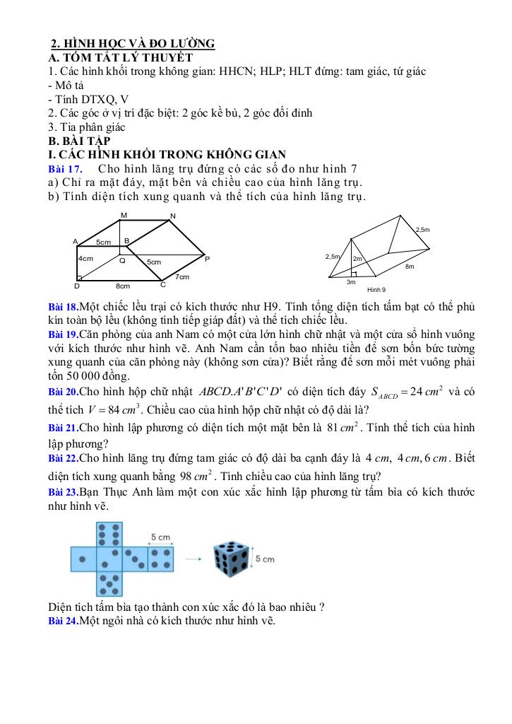 đề cương giữa kì 1 toán 7 năm 2025 – 2026 trường thcs nguyễn văn linh – tp hcm 3